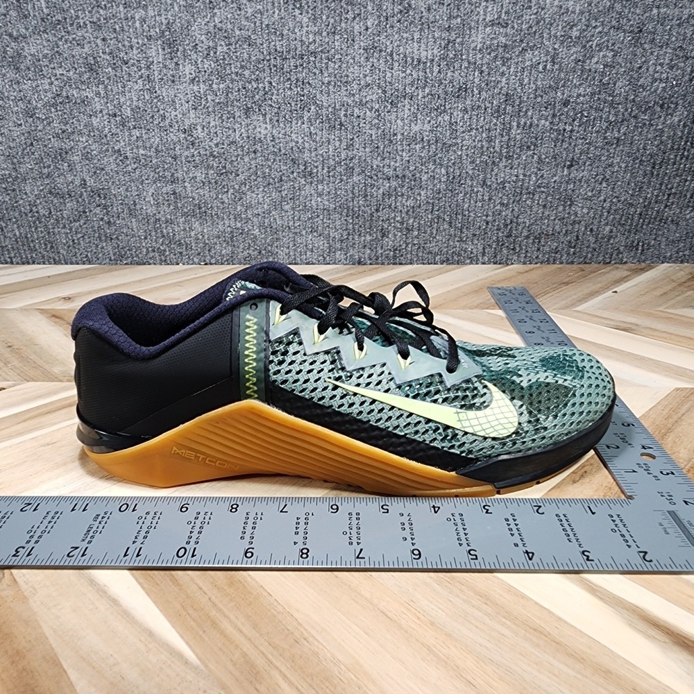 Nike Metcon 6 Mens 12 Black Green Camo Gum Athletic Shoes Gym Cross CK9388-032 - Picture 13 of 14